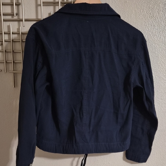 Tommy Hilfiger Women's Dark Blue Utility Jacket - Picture 6 of 6